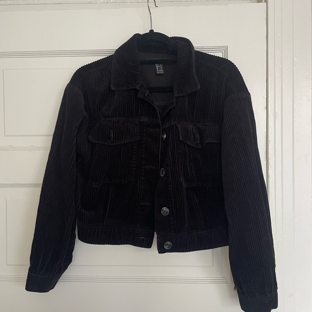 Black utility jacket